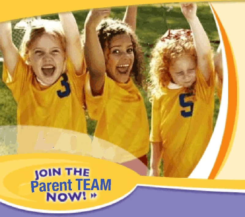 A group of young girls in yellow shirts.