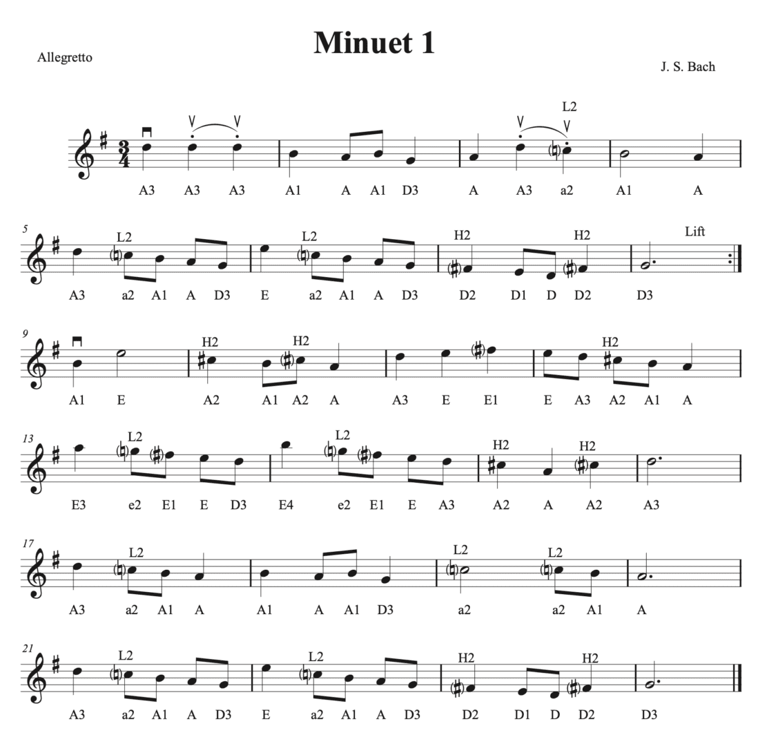 A sheet music with many notes on it.